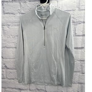 NWT Women's Under Armour 1/2 Zip Twist Grey Small